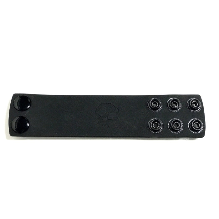 BONEYARD SILICONE BALL STRAP 1.5IN BLACK STRETCHER