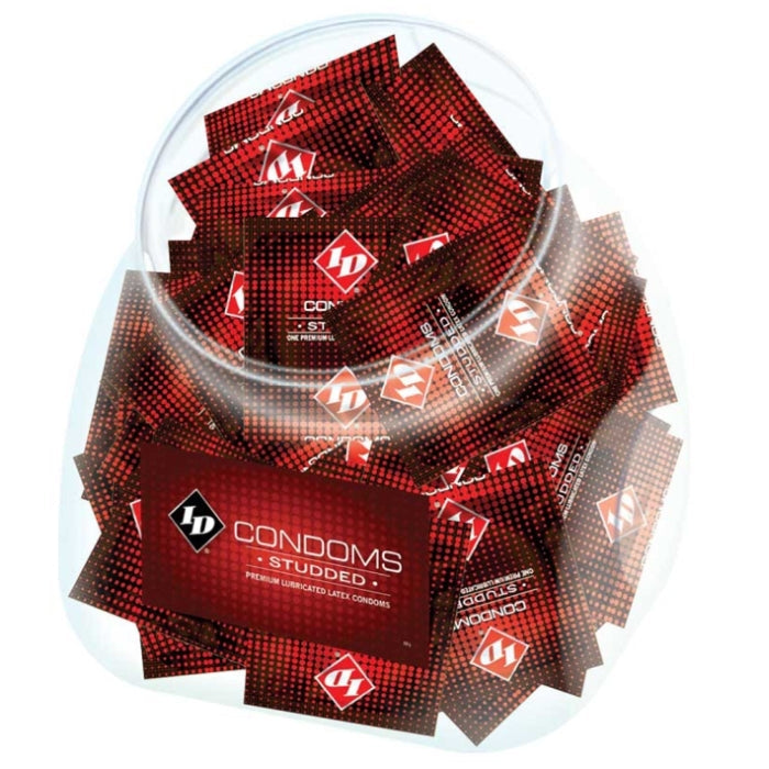 ID STUDDED CONDOM JAR (144 PCS)