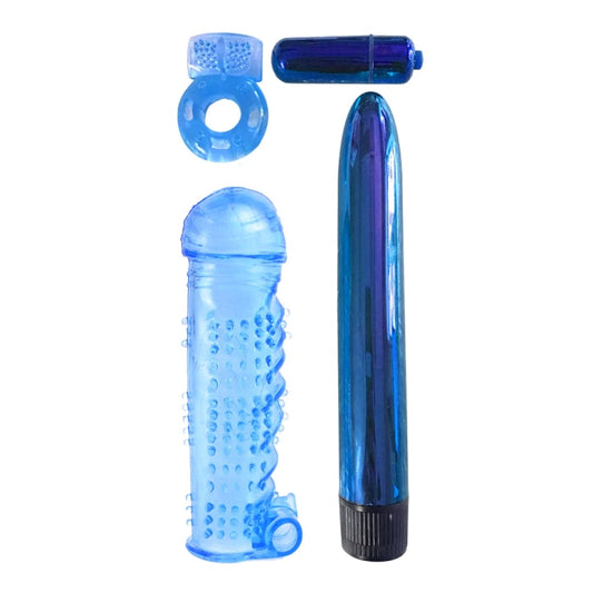 CLASSIX ULTIMATE PLEASURE COUPLES KIT - BLUE