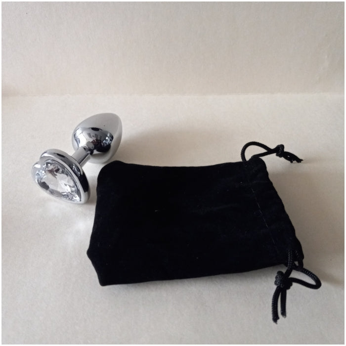 STEEL BUTT PLUG WHITE