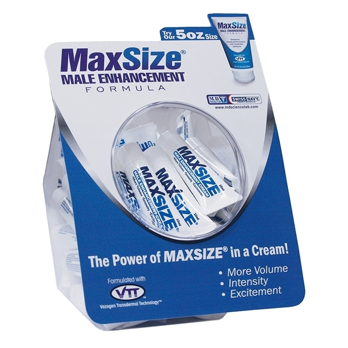 MAX SIZE CREAM FISHBOWL DISPLAY (50CT./10ML.)