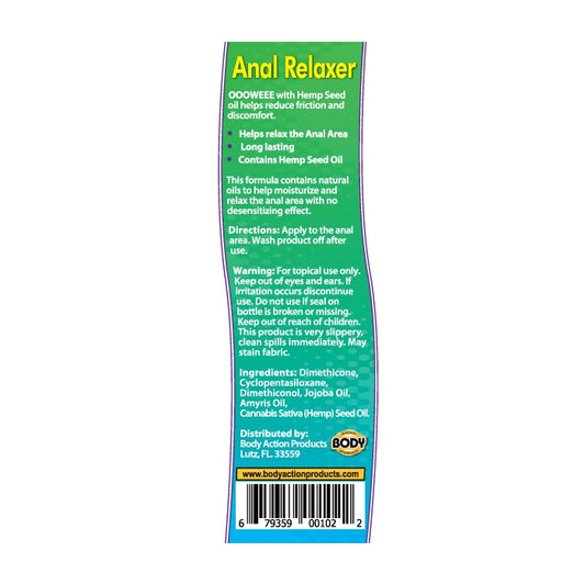 OOOWEEE ANAL RELAXING SILICONE LUBE