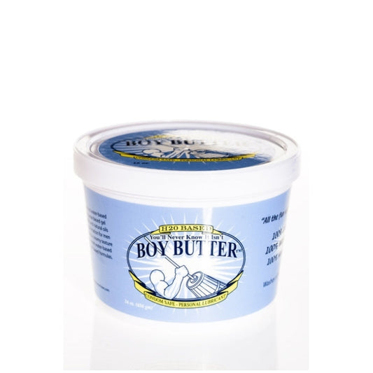 YOU'LL NEVER KNOW ISN'T BOY BUTTER H2O 16OZ TUB - BLUE
