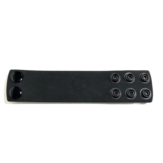 BONEYARD SILICONE BALL STRAP 1.5IN BLACK STRETCHER