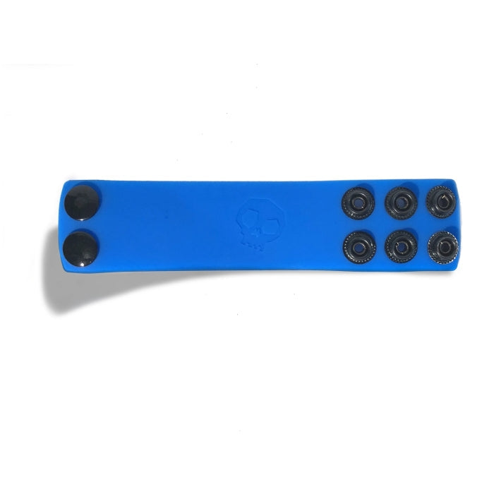 SILICONE BALL STRAP 1.5" STRETCHER - BLUE