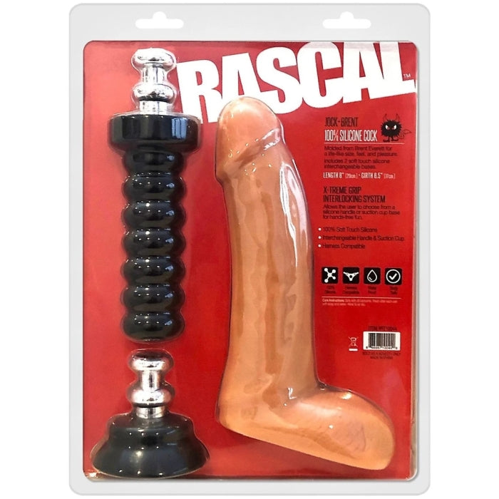 JOCKS - BRENT EVERETT DILDO 8"
