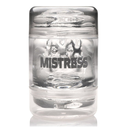 MASTURBATOR CLEAR MISTRESS DOUBLE SHOT MOUTH/PUSSY MIN