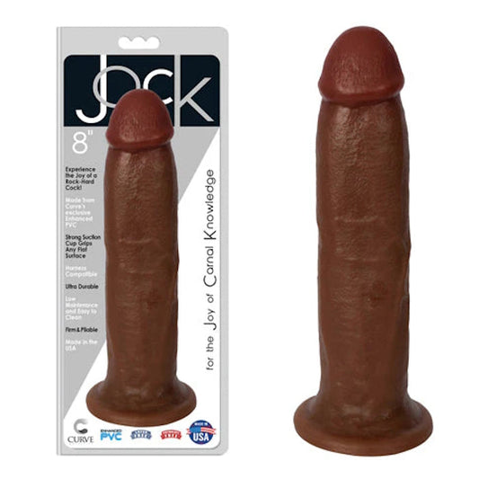 JOCK 8" DONG - CHOCOLATE