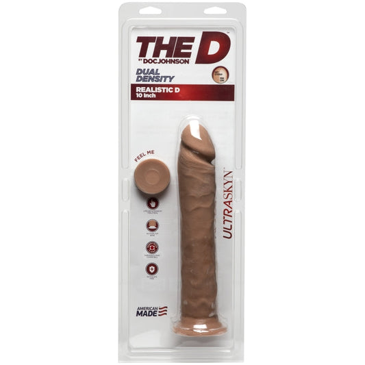 THE D REALISTIC D 10" - ULTRASKYN - CARAMEL