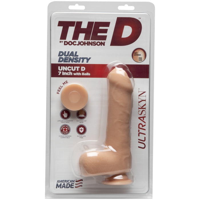 THE D UNCUT D 7" W/ BALLS - ULTRASKYN - VANILLA