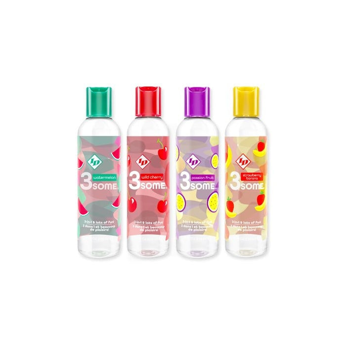 TITLE: ID 3SOME 4FL OZ - STRAWBERRY BANANA BOTTLE