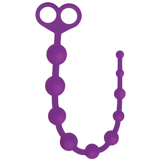 10 JOYS ANAL BEADS - VIOLET