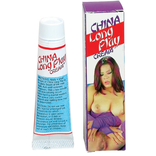 CHINA LONG PLAY CREAM . 5 OZ.