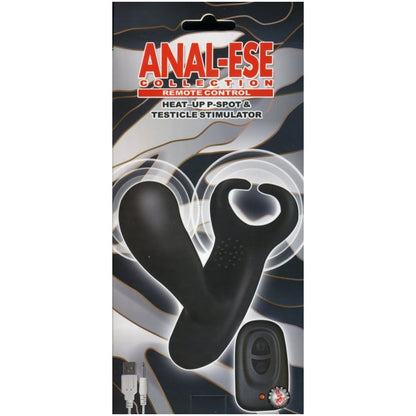 ANAL-ESE REMOTE P-SPOT AND TESTICLE STIMULATOR - BLACK