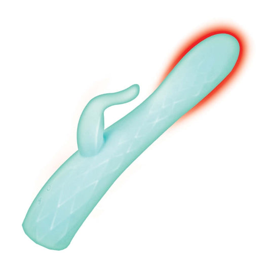GODDESS HEAT UP ROTATING MASSAGER-AQUA