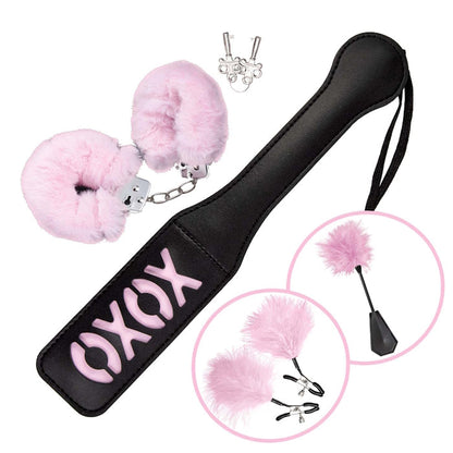 BONDAGE BY NASSTOYS NAUGHTY IN PINK - BLACK & PINK