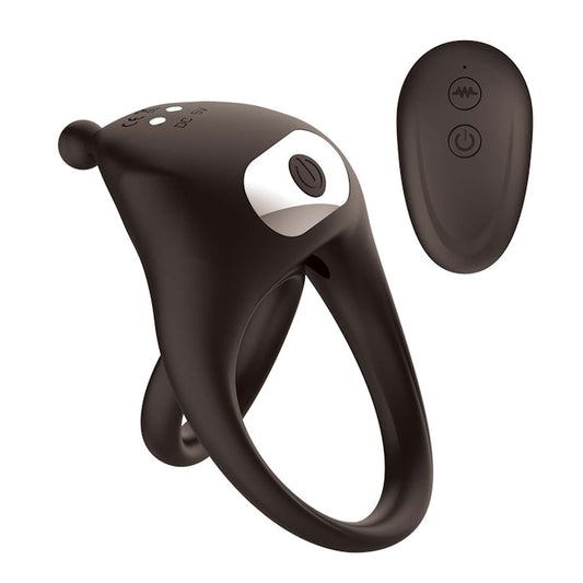 COCKPOWER REMOTE CONTROL PLEASURE RING - BLACK