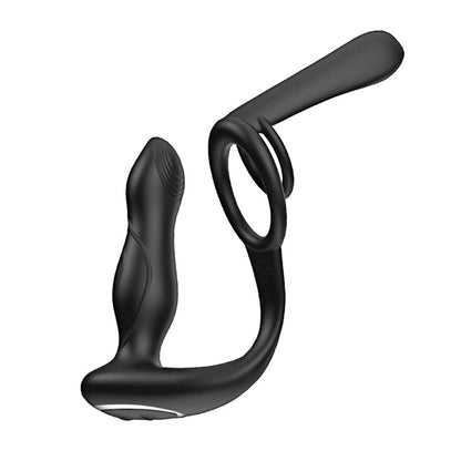 ENHANCER VIBRO PLUG & PENIS SHEATH - BLACK