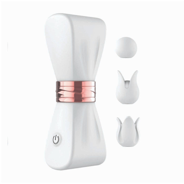GOLD GLAM TRI-TIP VIBE - WHITE