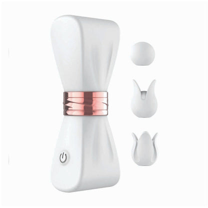 GOLD GLAM TRI-TIP VIBE - WHITE