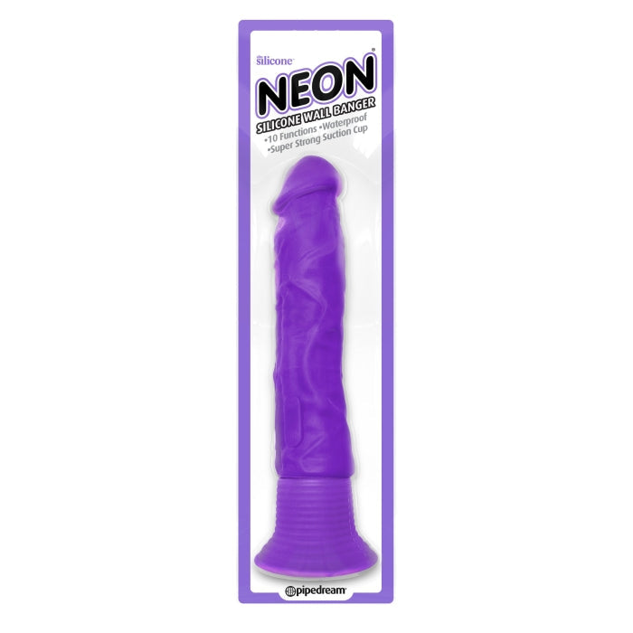 NEON SILICONE WALL BANGER - PURPLE
