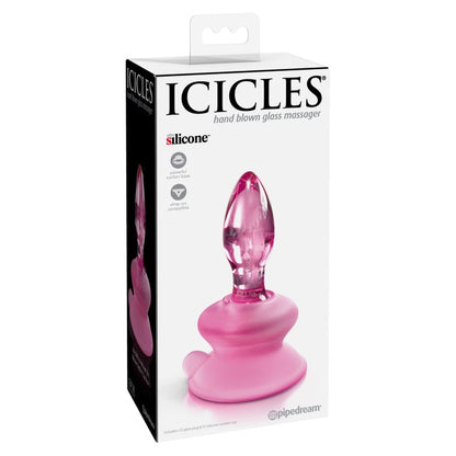 ICICLES NO. 90 - WITH SILICONE SUCTION CUP - PINK 3.5"