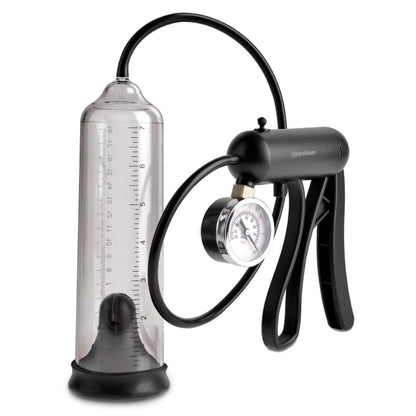 PUMP WORX PRO-GAUGE POWER PUMP - CLEAR BLACK