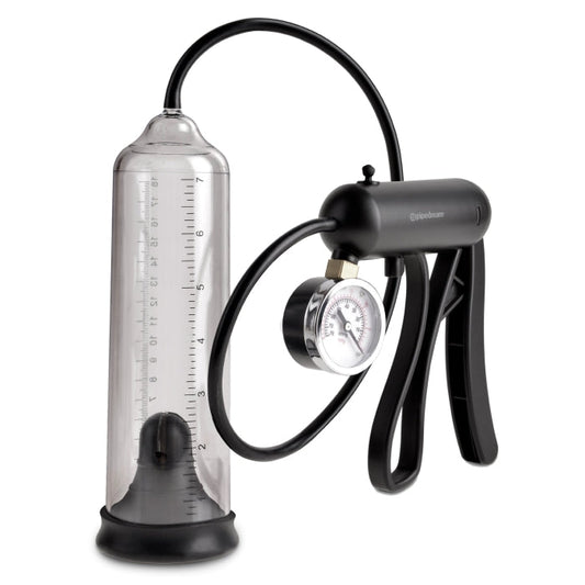 PUMP WORX PRO-GAUGE POWER PUMP - CLEAR BLACK