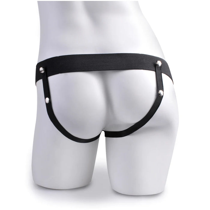 FETISH FANTASY SERIES 7" HOLLOW STRAP-ON WITH REMOTE