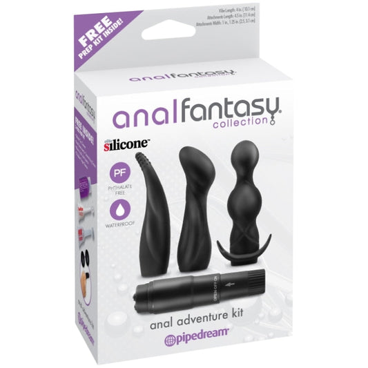 ANAL FANTASY COLLECTION ANAL ADVENTURE KIT - BLACK