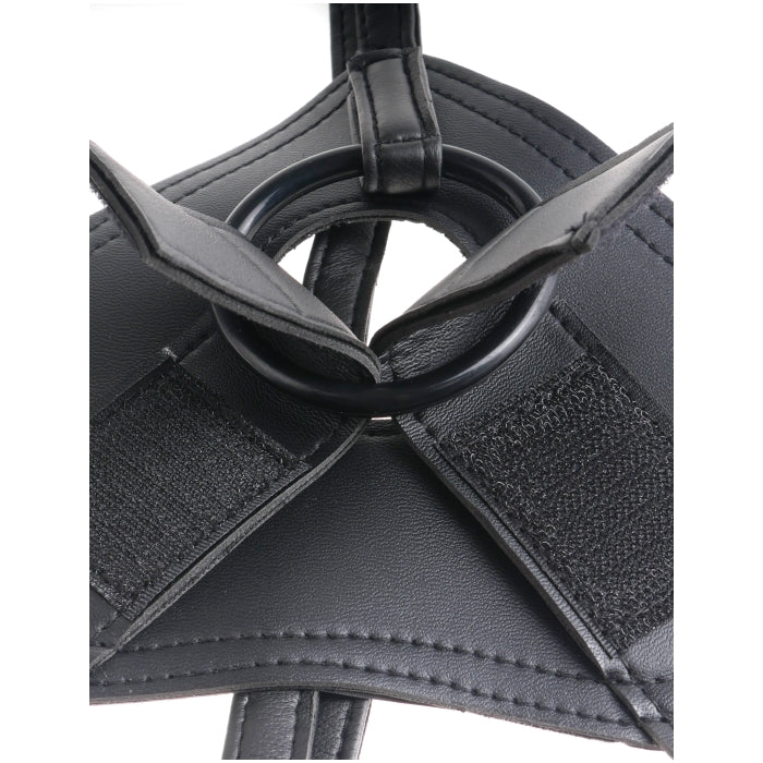 KING COCK STRAP-ON HARNESS WITH 7" COCK - TAN