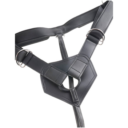 KING COCK 7" UNCUT WITH STRAP-ON HARNESS - LIGHT