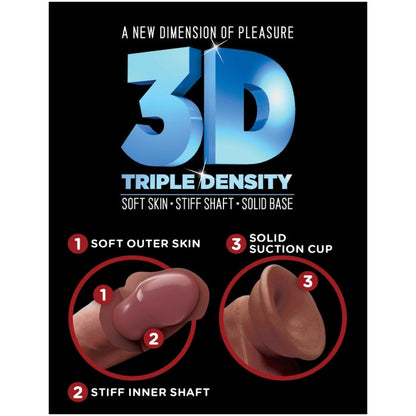 KCP 6" TRIPLE DENSITY COCK - BROWN