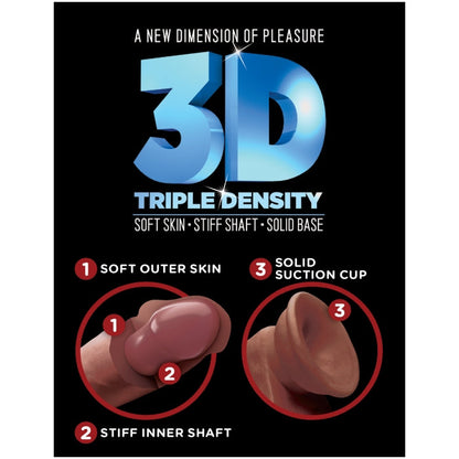KCP 8" TRIPLE DENSITY COCK - BROWN