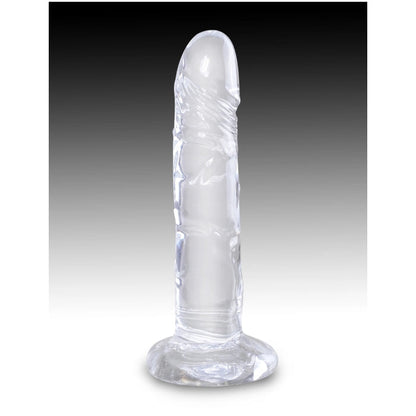 KING COCK CLEAR 6" W/ BALLS - CLEAR
