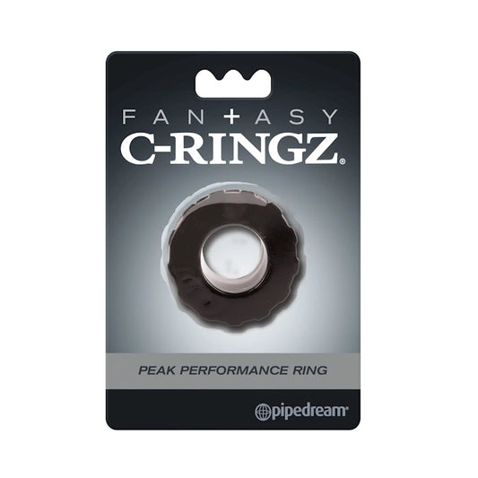 COCK RING BLACK FANTASY C RINGZ PEAK PERFORMANCE RING