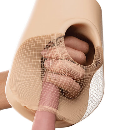 PDX PLUS PUSSY POUNDER SQUEEZE STROKER 6.75"  - LIGHT