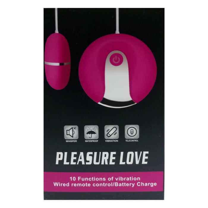 PLEASURE LOVE WIRED REMOTE CONTROL - PURPLE