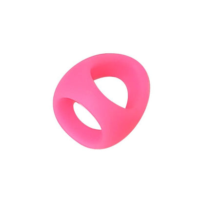 RAPTURE WATERDROP GLO COCK & BALL RING - PINK COTTON