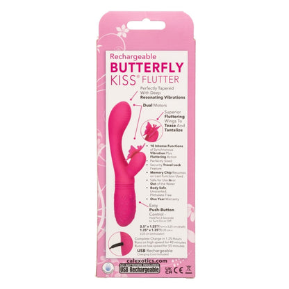 RECHARGEABLE BUTTERFLY KISS FLUTTER - PINK