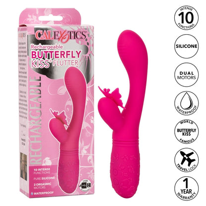RECHARGEABLE BUTTERFLY KISS FLUTTER - PINK