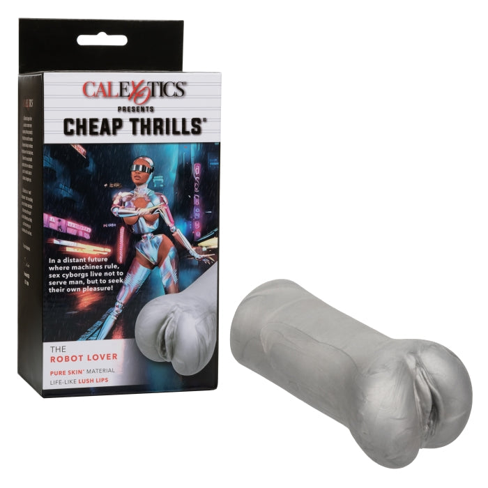 STROKER 5.5" SILVER CHEAP THRILLS: THE ROBOT LOVER