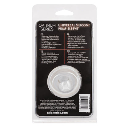 UNIVERSAL SILICONE PUMP SLEEVE - CLEAR