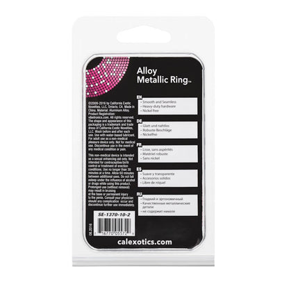 ALLOY METALLIC RING MEDIUM COCK RING 1.5"