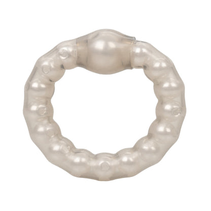 PEARL BEADED PROLONG RING SMOKE 1.5"