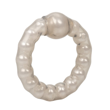 PEARL BEADED PROLONG RING SMOKE 1.5"
