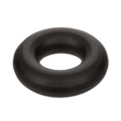 COCK RING MEDIUM BLACK ALPHA LIQUID SILICONE PROLONG