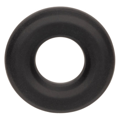 COCK RING MEDIUM BLACK ALPHA LIQUID SILICONE PROLONG