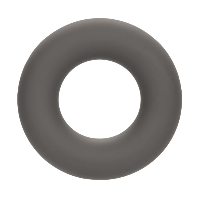 COCK RING BLACK ALPHA LIQUID SILICONE PROLONG SET OF 2