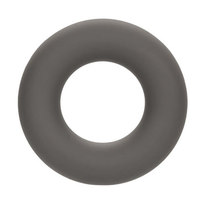 COCK RING BLACK ALPHA LIQUID SILICONE PROLONG SET OF 2